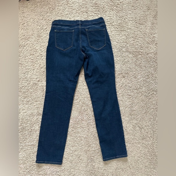 Old Navy Original Straight Jeans Dark Blue Size 12 - Picture 2 of 8